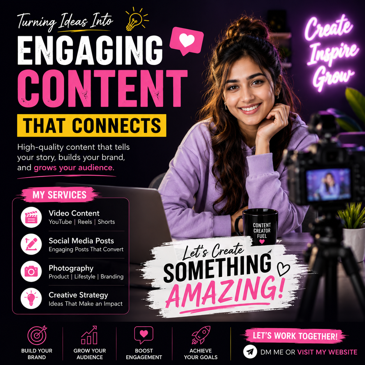 I am a Influencer & Content Creator